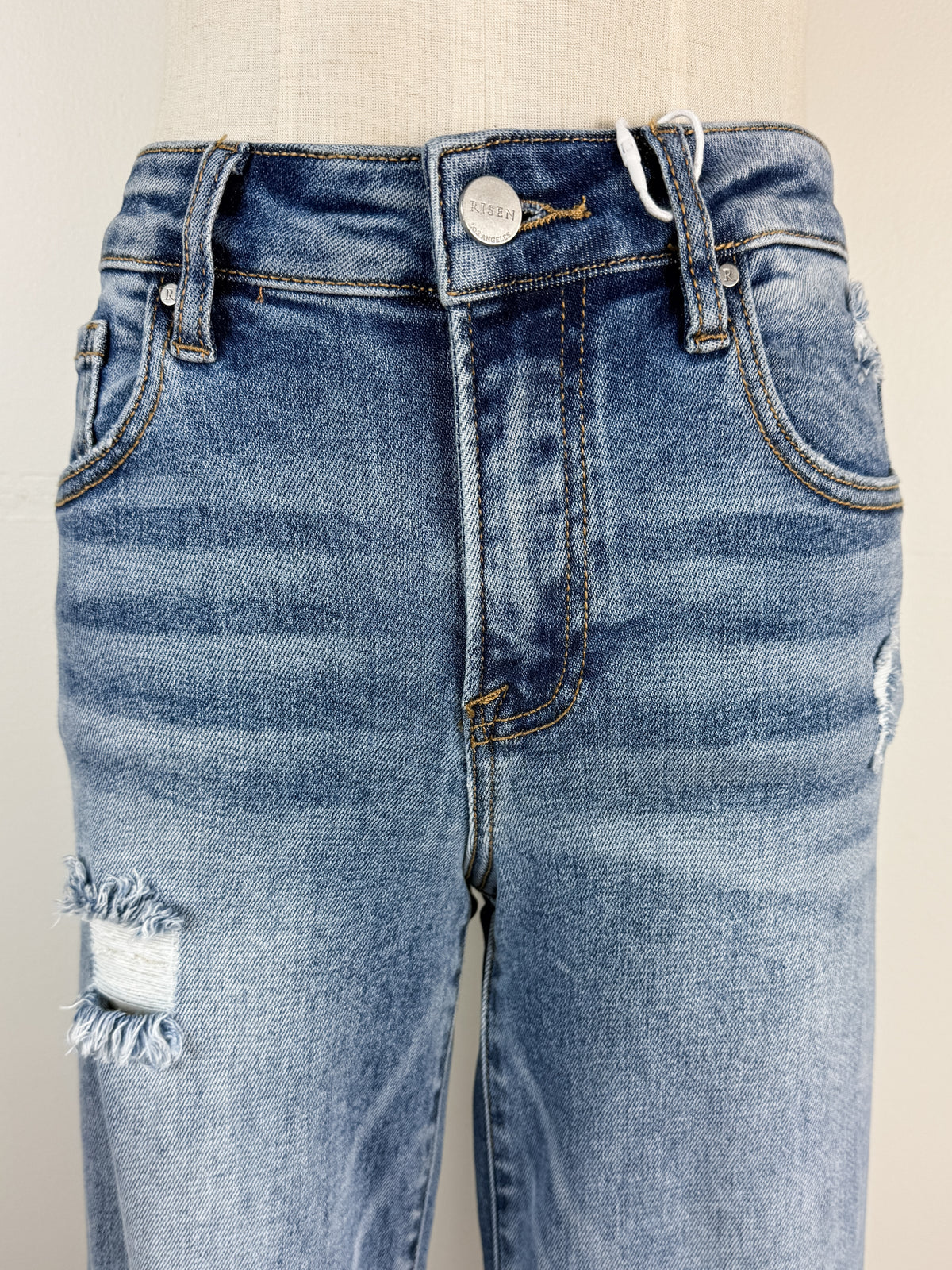 Risen Laura High Rise Wide Leg Jeans