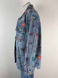 Billy T Flower Garden Denim Shirt