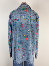 Billy T Flower Garden Denim Shirt