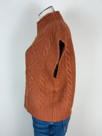 Nellie Sleeveless Sweater in Pumpkin