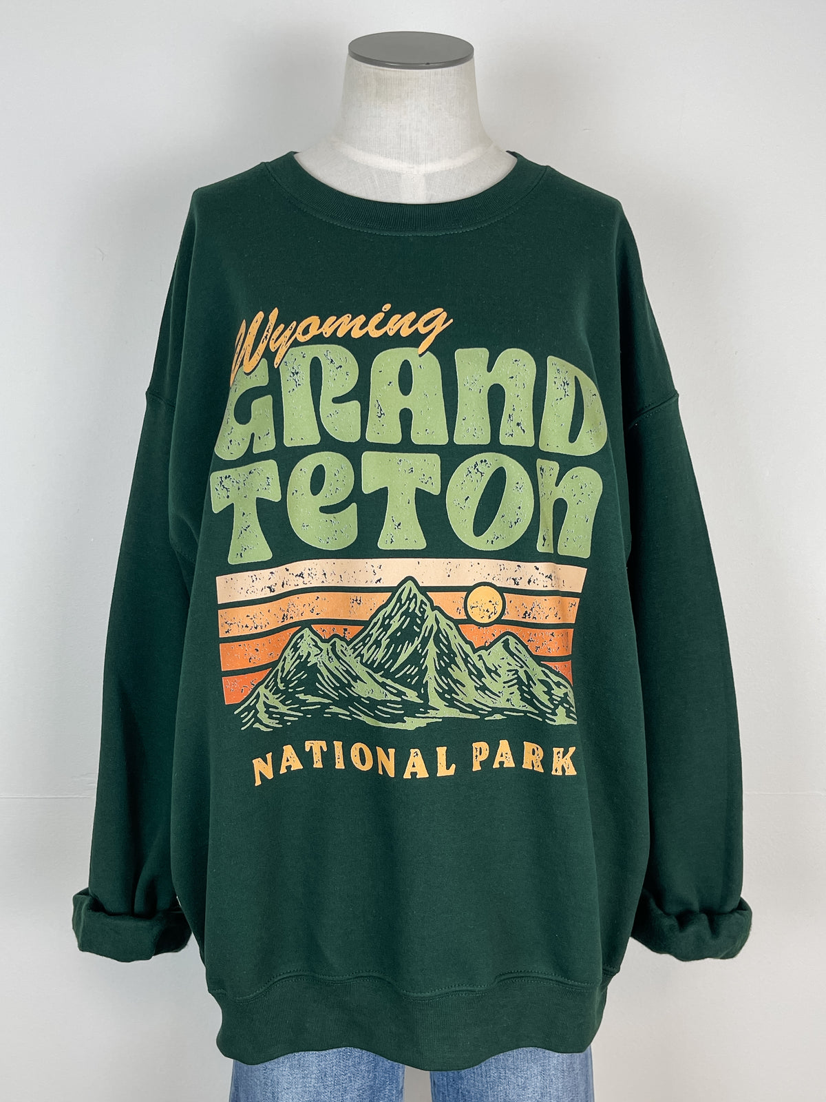 Grand Teton Sweatshirt in Forest