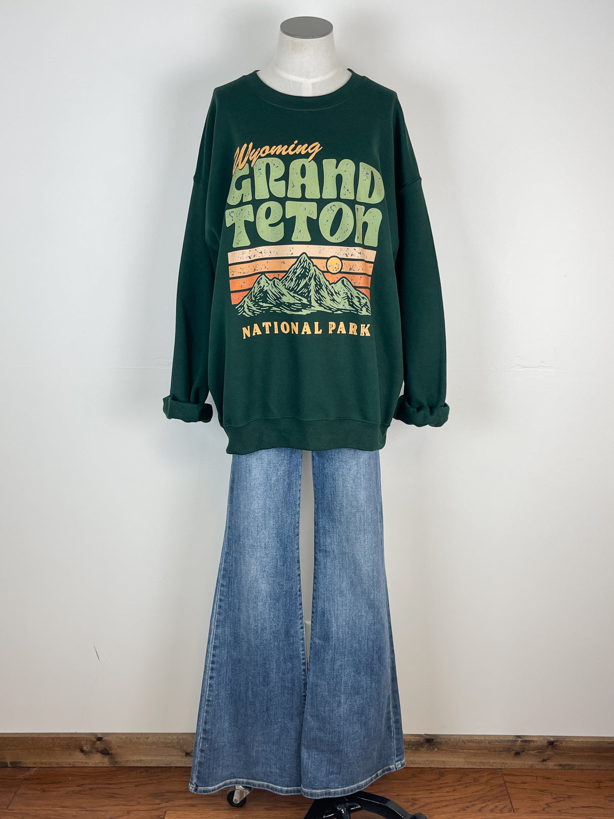 Grand Teton Sweatshirt in Forest