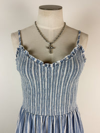 Margot Striped Midi Dress