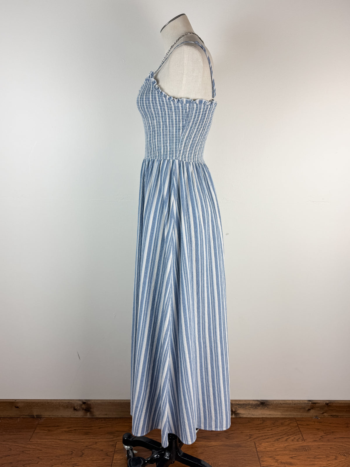 Margot Striped Midi Dress