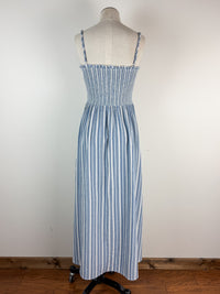 Margot Striped Midi Dress