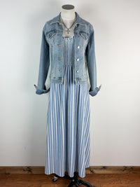 Margot Striped Midi Dress