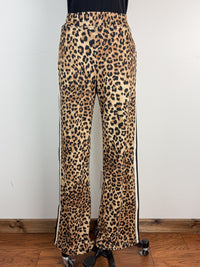 Cameron Leopard Pant in Brown/Black