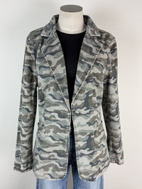 Ada Camo Blazer in Green