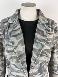 Ada Camo Blazer in Green