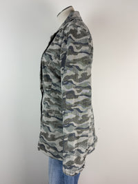 Ada Camo Blazer in Green