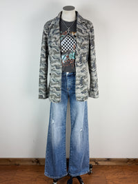 Ada Camo Blazer in Green