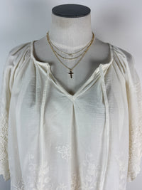 Maisy Eyelet Blouse in Ivory