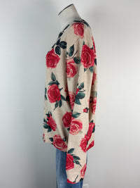 Cassie Rose Sweater in Oatmeal