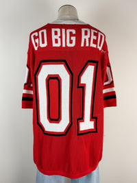 Gameday Social Nebraska Sideline Sweater Jersey in Red