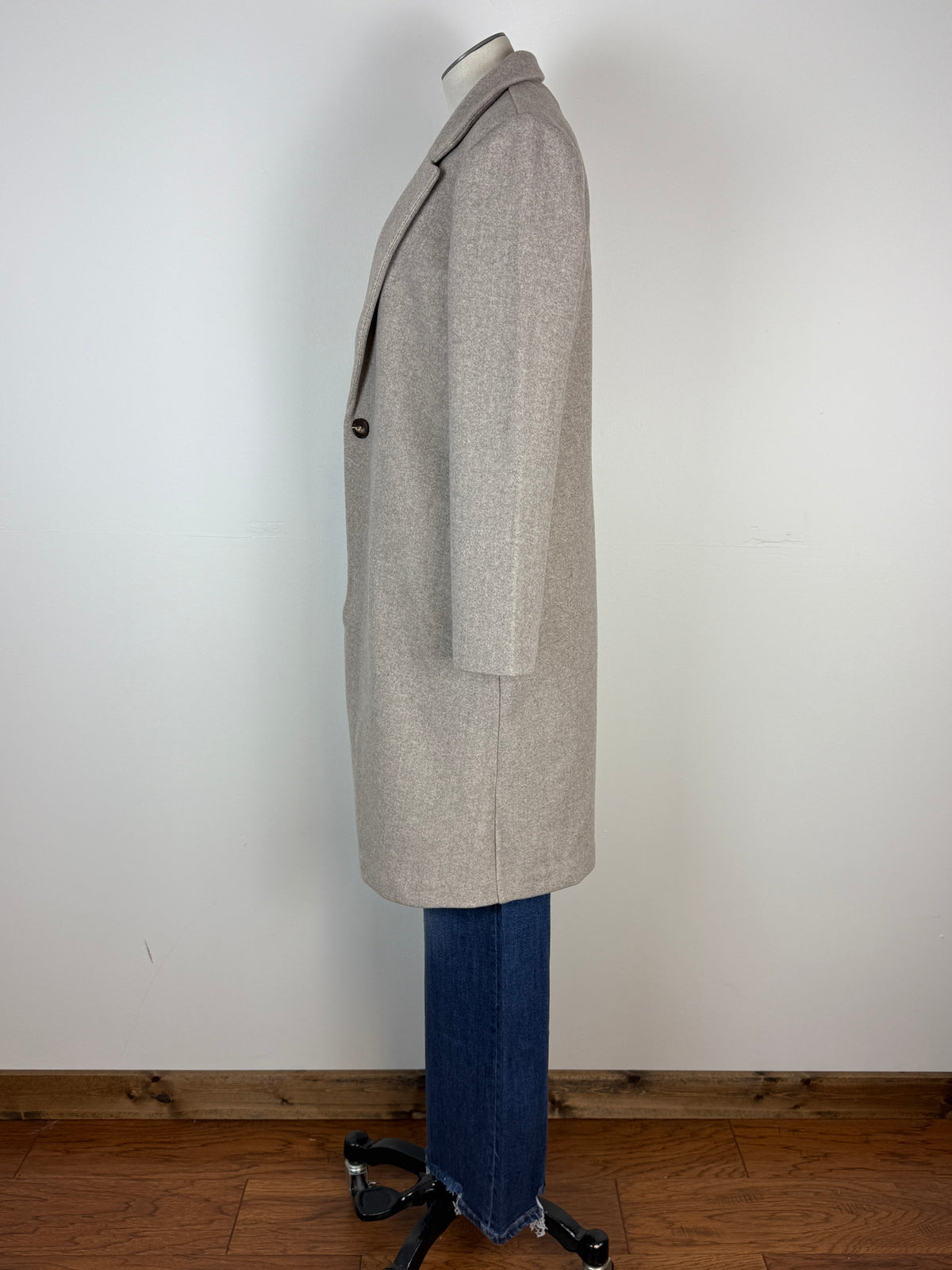 Karter Peacoat in Oatmeal