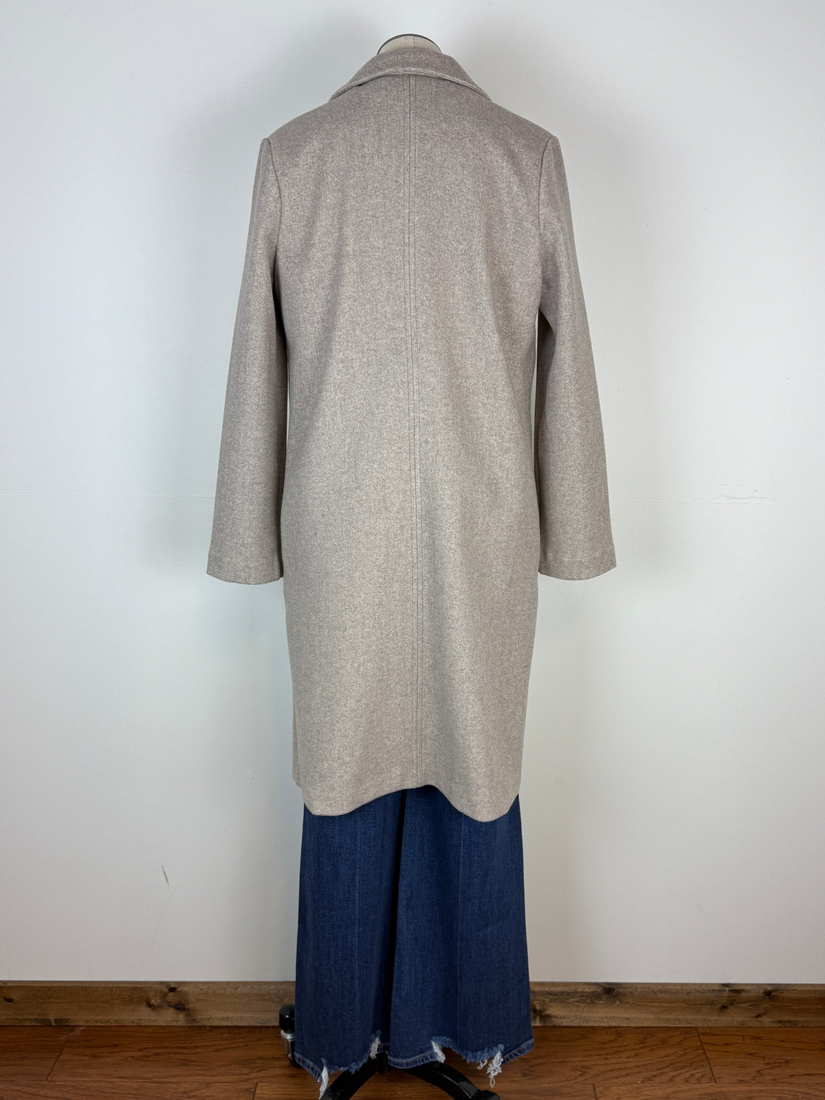 Karter Peacoat in Oatmeal