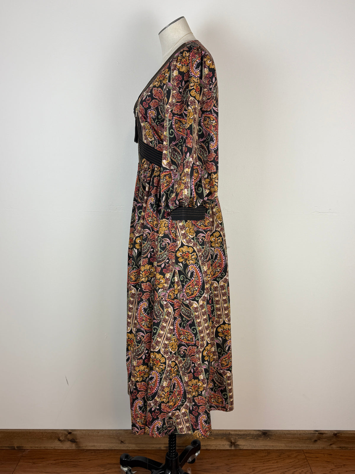 Kara Printed Midi Dress in Multi