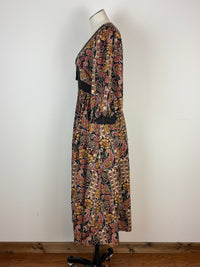 Kara Printed Midi Dress in Multi
