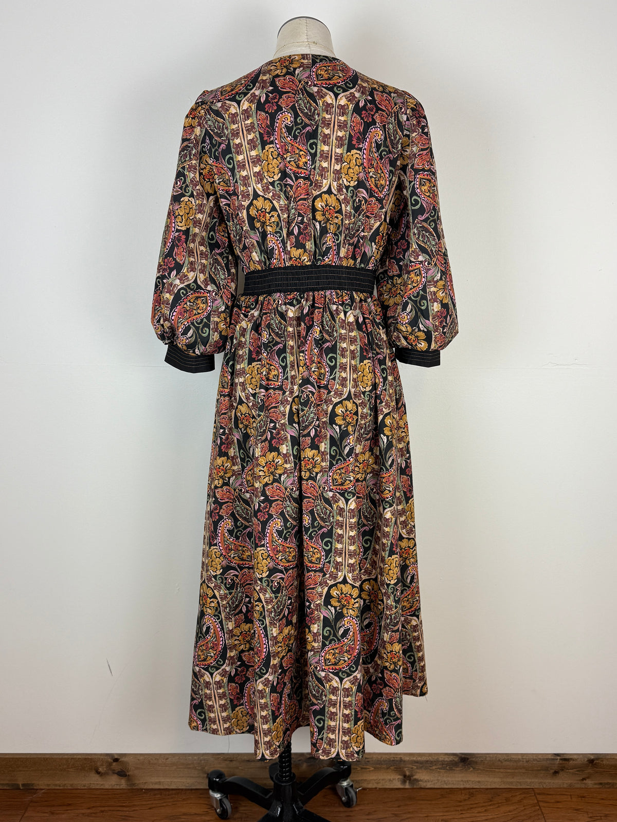 Kara Printed Midi Dress in Multi