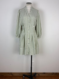 Mariella Striped Dress in Olive
