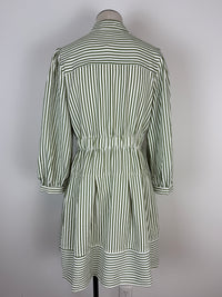 Mariella Striped Dress in Olive