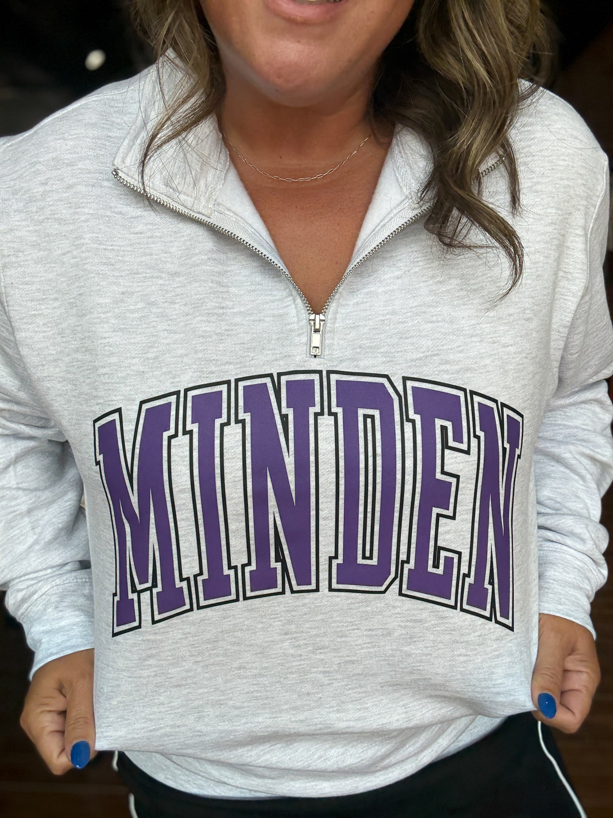 Minden Whippets Game Day 1/4 Zip
