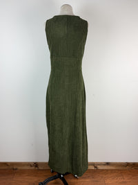 Erica Corduroy Maxi Dress in Olive