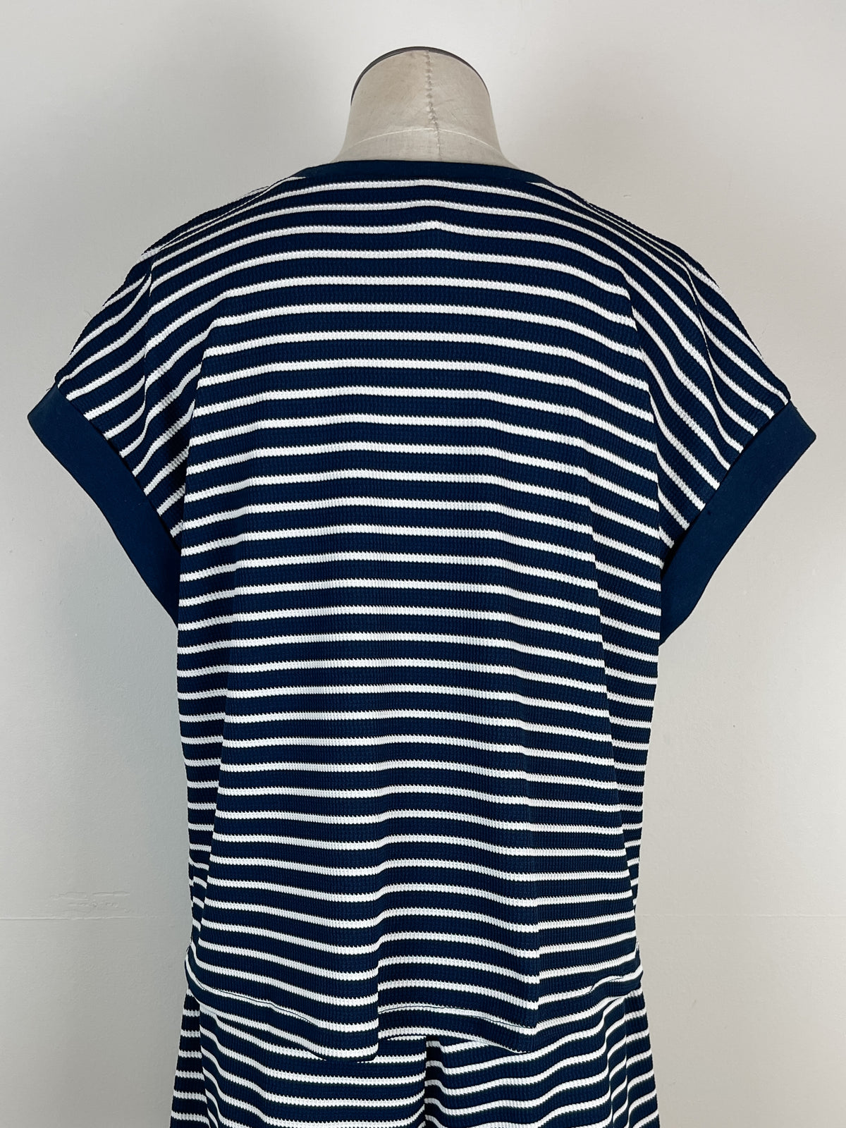 Lyla Striped Tee and Short Set in Navy