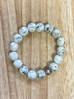 Marbled Turq Beads no charm