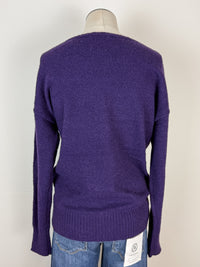 Cora Basic Sweater in Purple