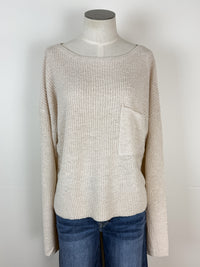 Bella Knit Sweater in Cream