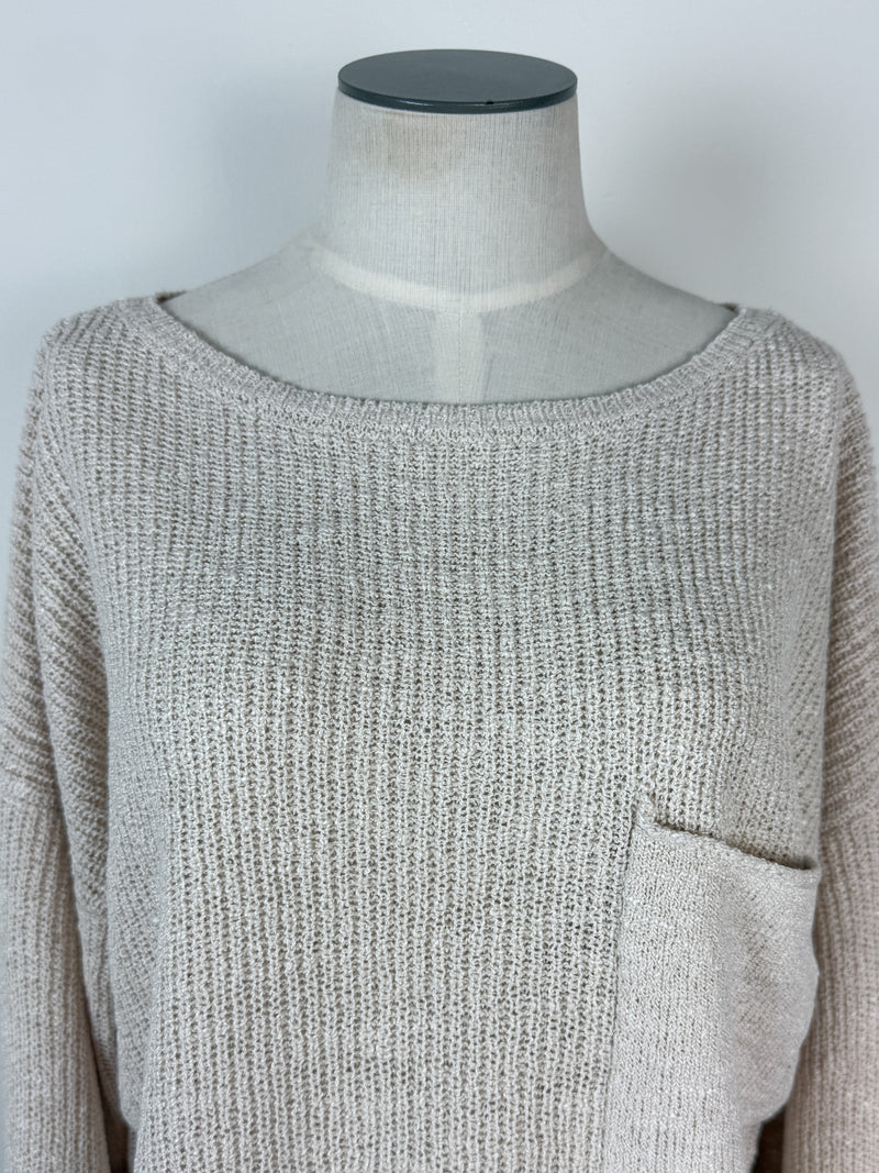 Bella Knit Sweater in Cream