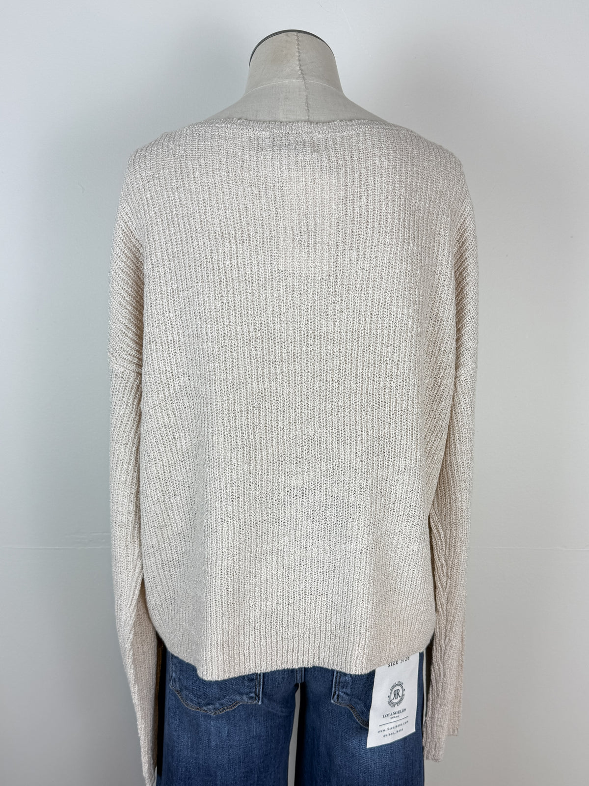 Bella Knit Sweater in Cream