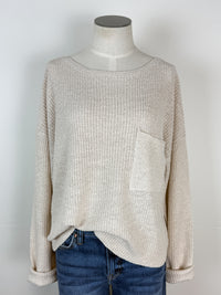 Bella Knit Sweater in Cream