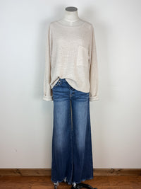 Bella Knit Sweater in Cream