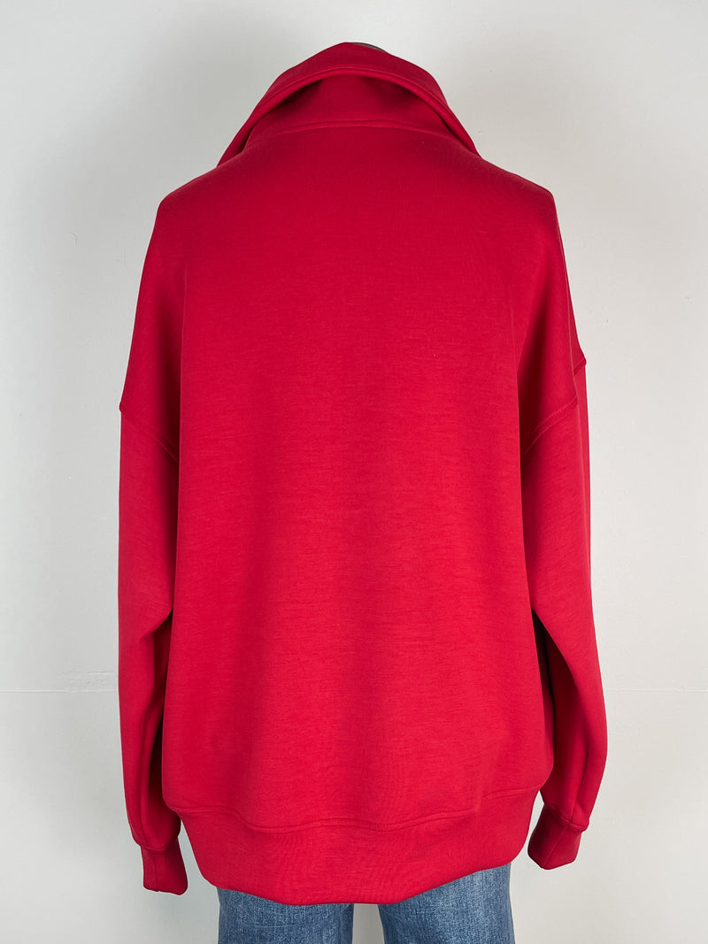 Sawyer Scuba 1/4 Zip in Red