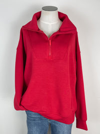 Sawyer Scuba 1/4 Zip in Red