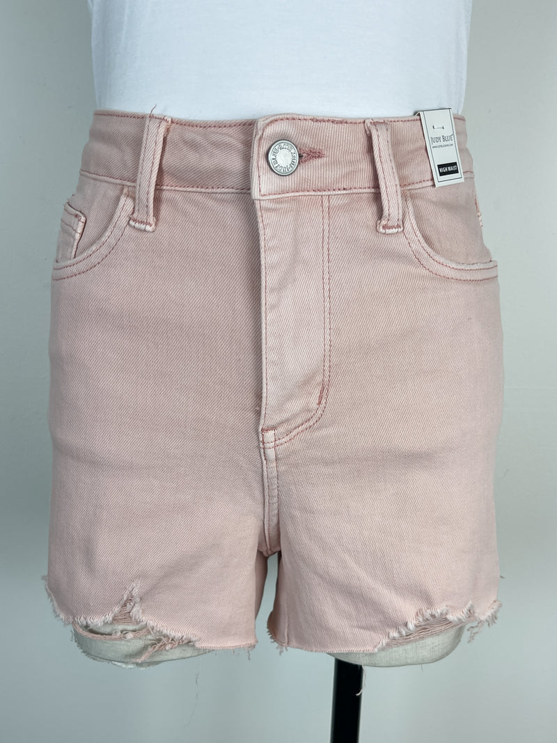 Judy Blue Brittany High Waist Short in Pink