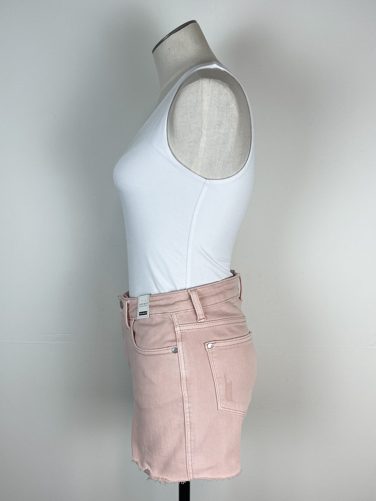 Judy Blue Brittany High Waist Short in Pink