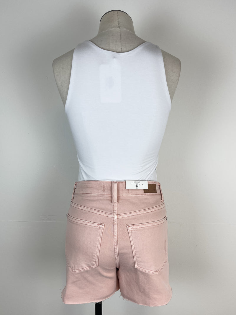 Judy Blue Brittany High Waist Short in Pink