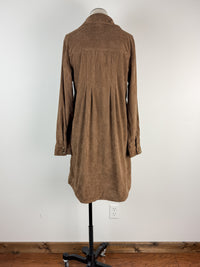 Lyla Corduroy Dress in Mocha