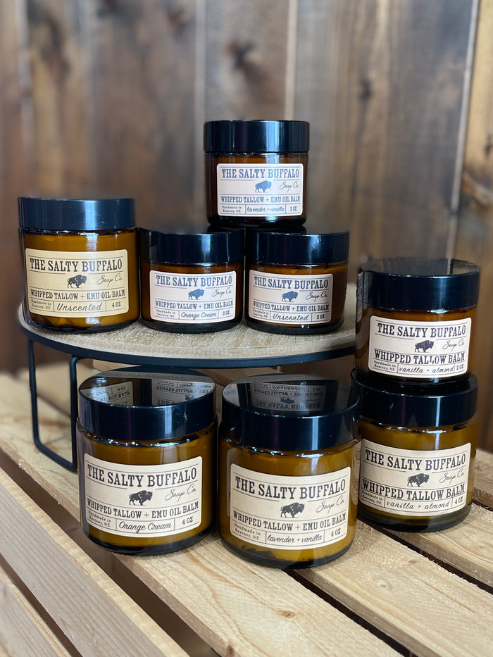 The Salty Buffalo Locally Made Whipped Tallow Balm