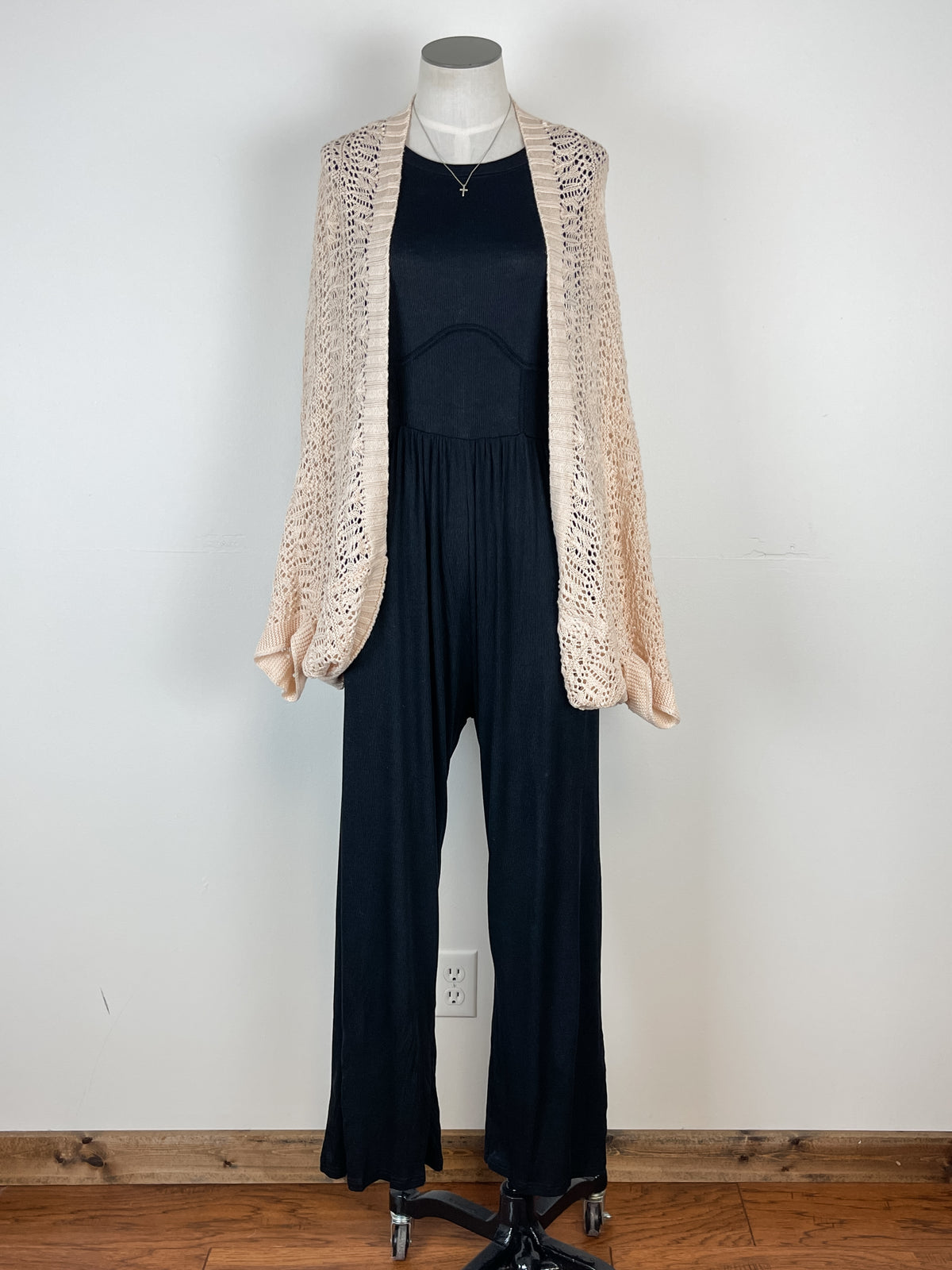 Harlow High Neck Jumpsuit in Black