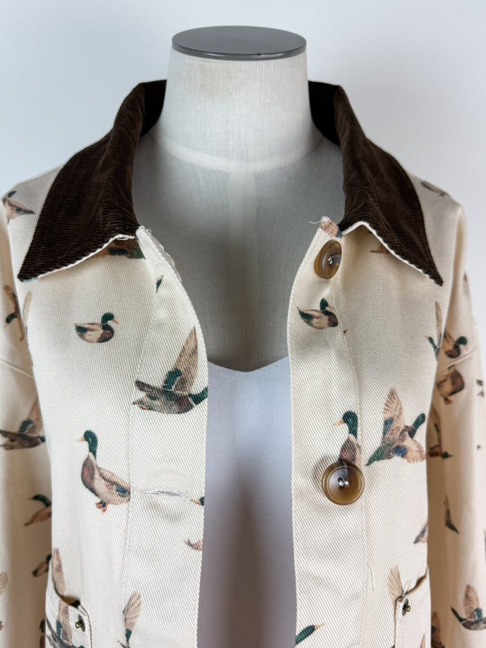 Iris Mallard Jacket in Taupe