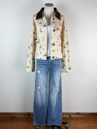 Iris Mallard Jacket in Taupe