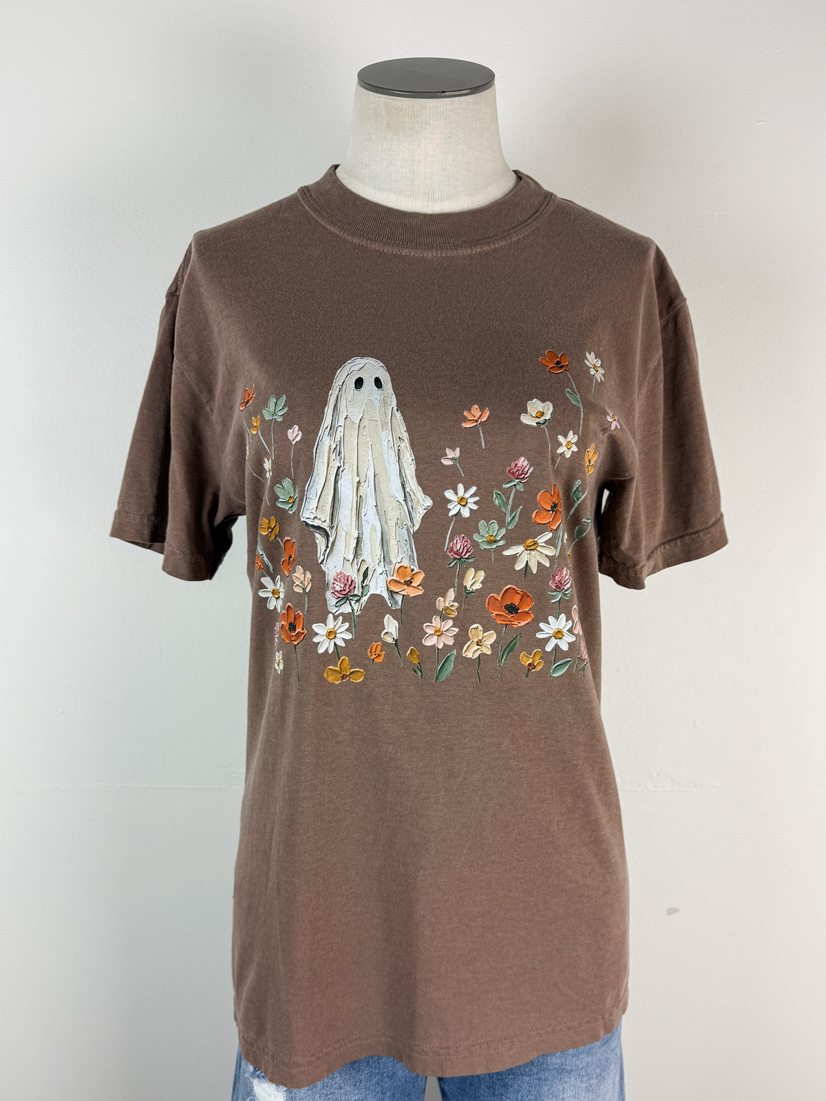 Garden Ghost Tee in Brown