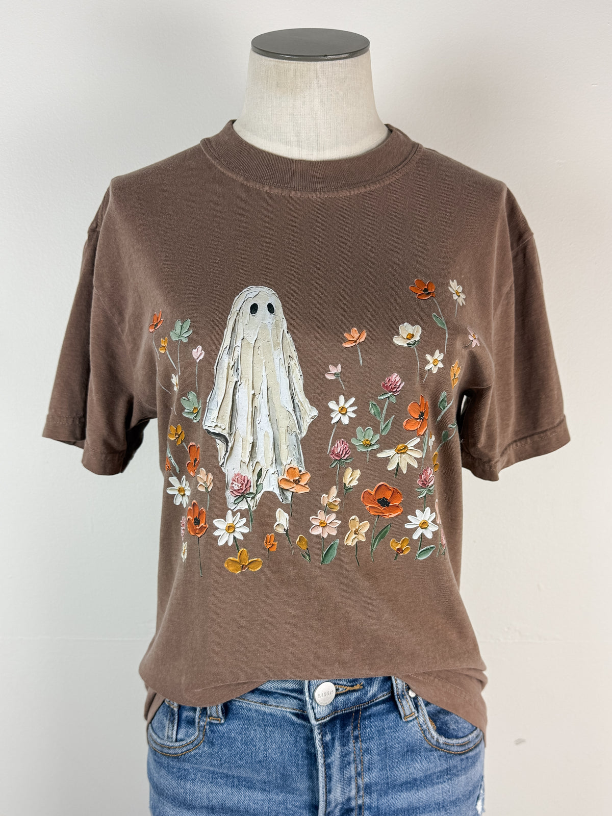 Garden Ghost Tee in Brown