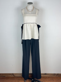 Jocelyn Wide Leg Trouser in Black