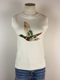 Mallard Knit Tank in Ivory
