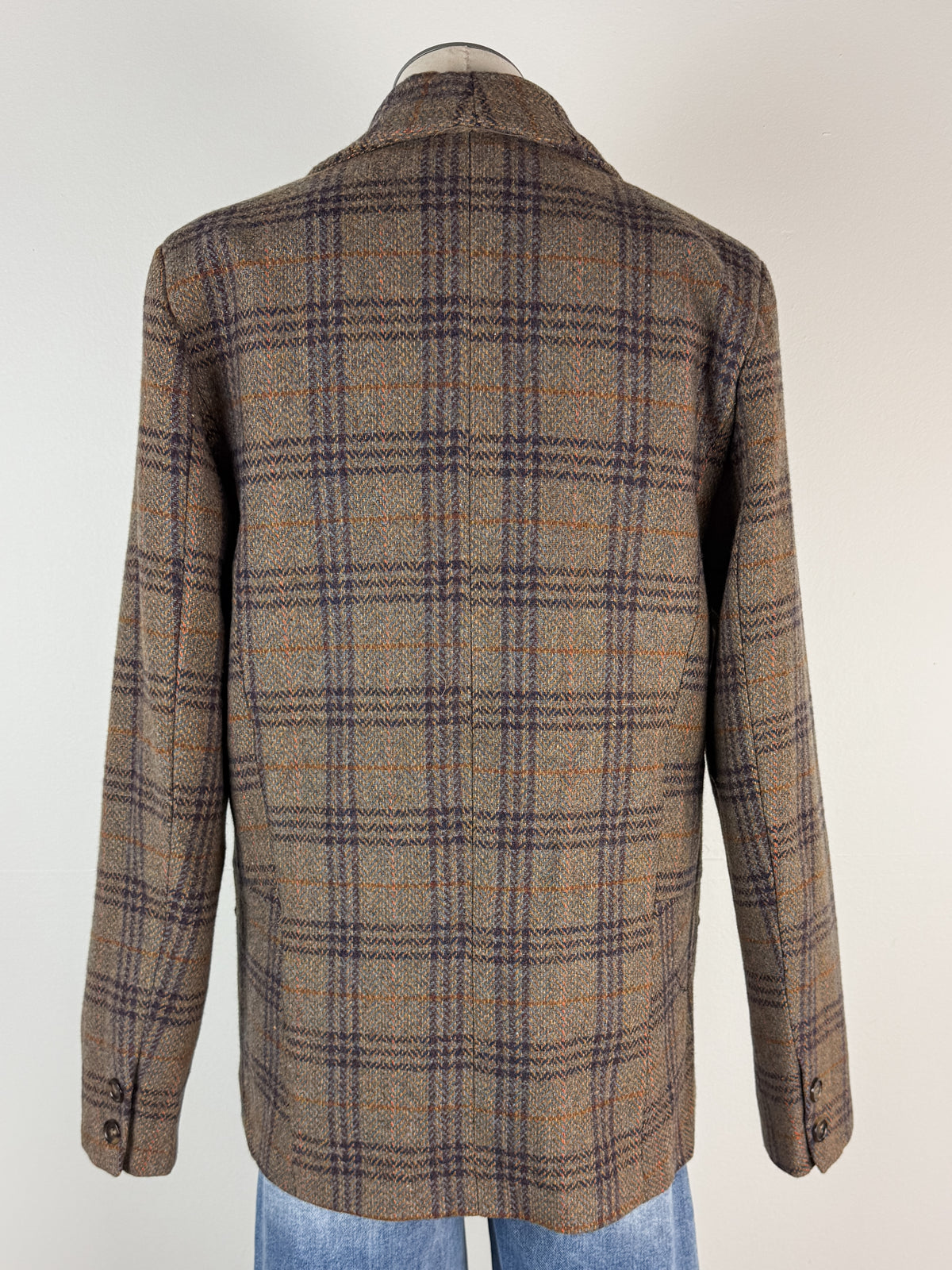 Raya Plaid Blazer in Brown Mix